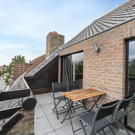 Marlie S - Comfort Stadsapp Met Zonnig Terras Lägenhet Nieuwpoort
